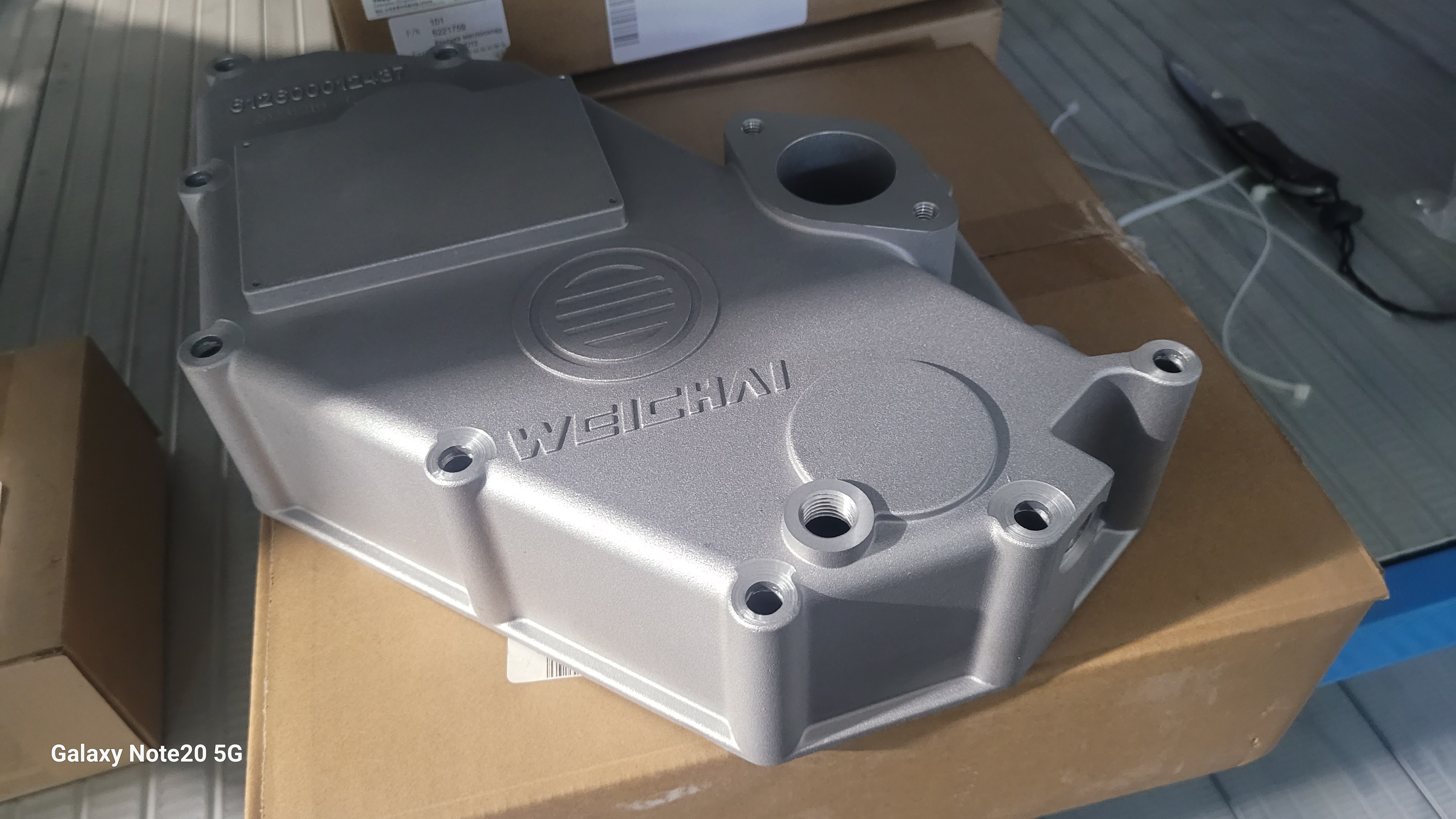 Крышка маслоохладителя WD12 SEM822 W010517462