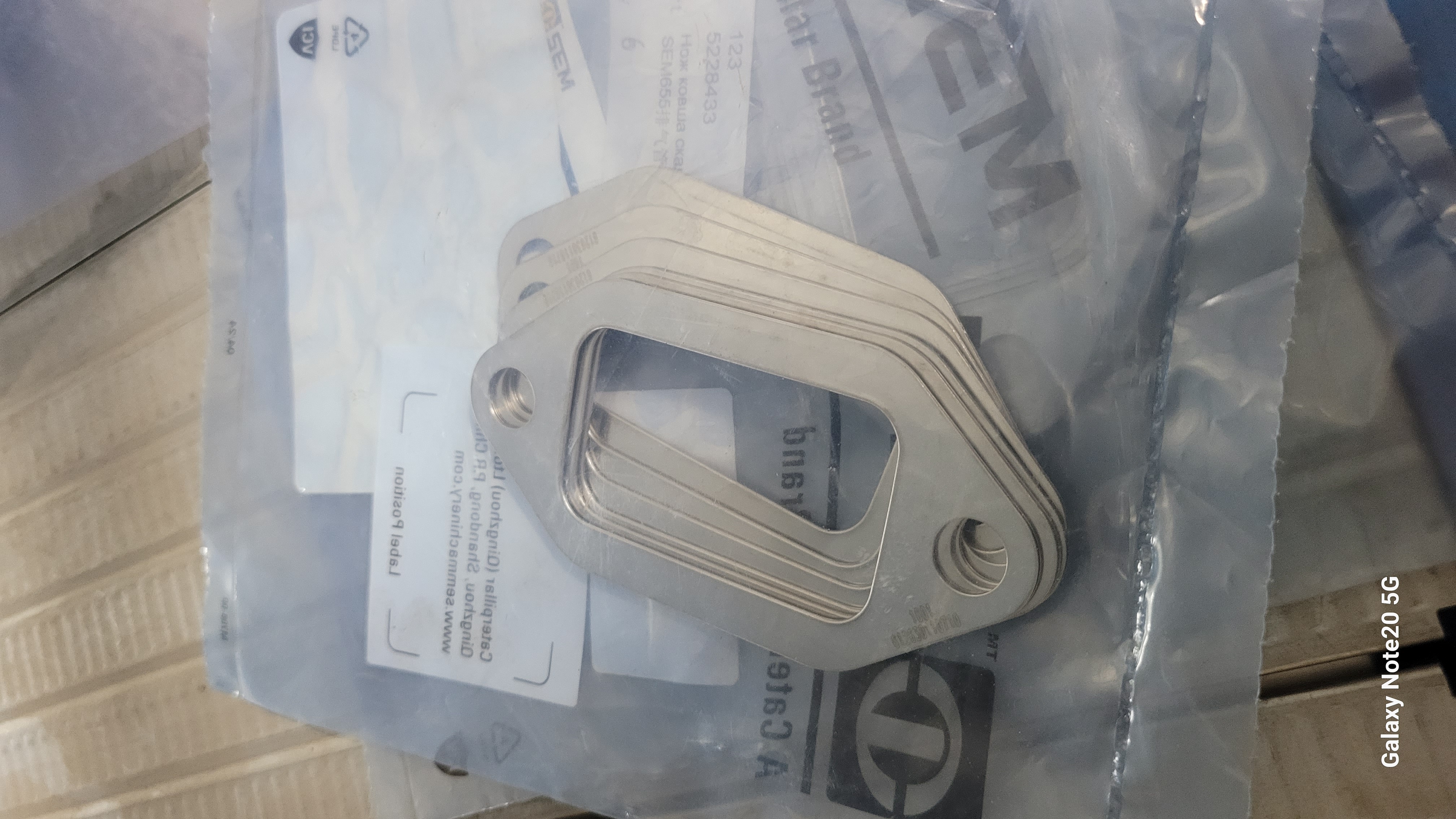 Прокладка выпускного коллектора WD12 SEM822